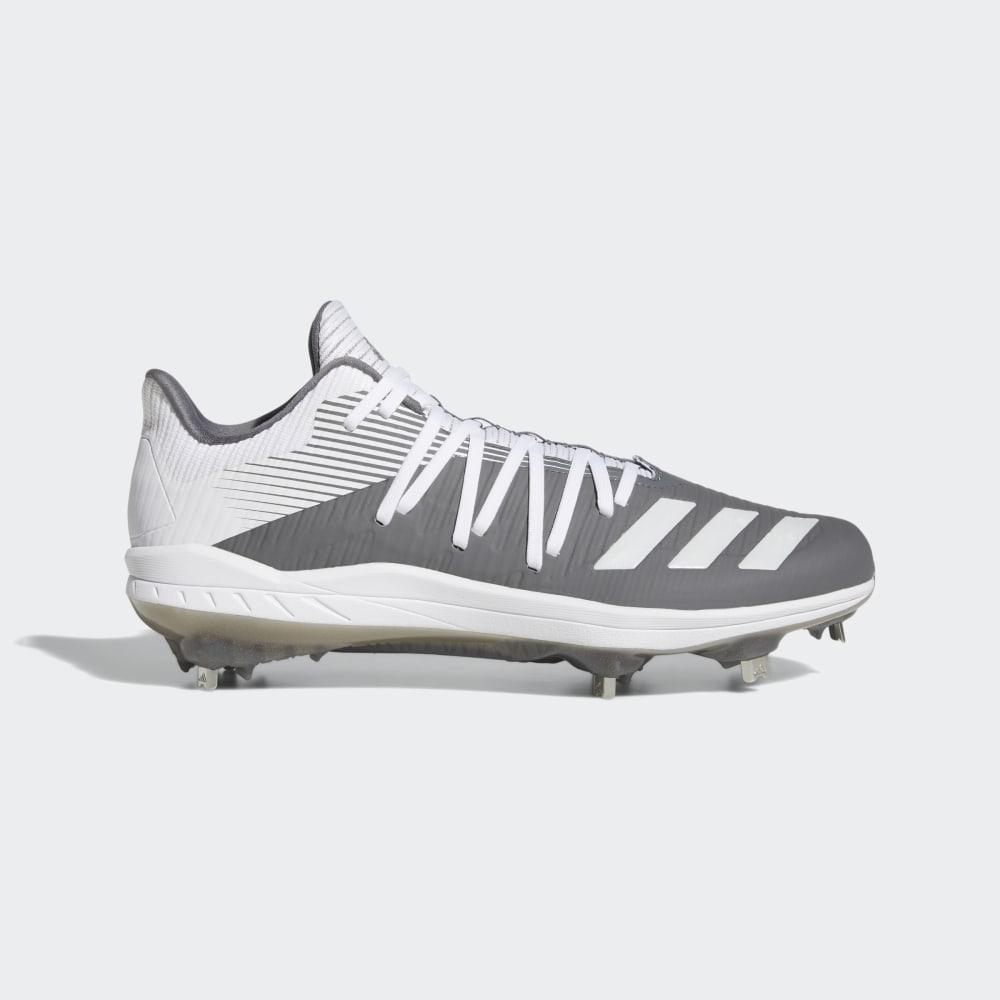 Adidas Men's Adizero Afterburner 6 Baseball Cleats Grey/White/Silver Metal Ireland G27659